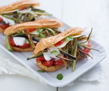 Éclairs salés végétariens