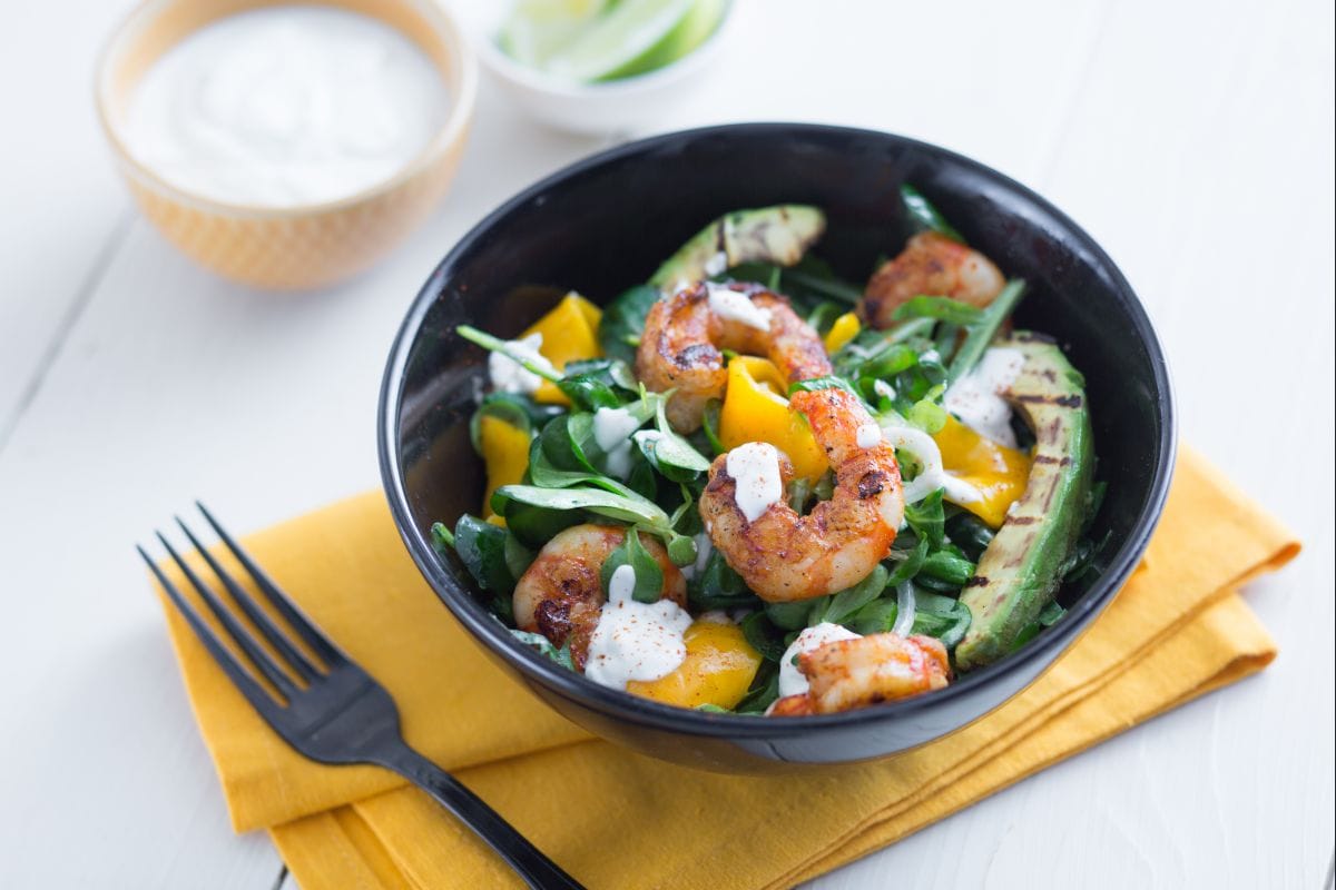 Salade de crevettes
