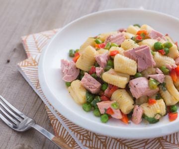 Gnocchi aux légumes de saison et thon