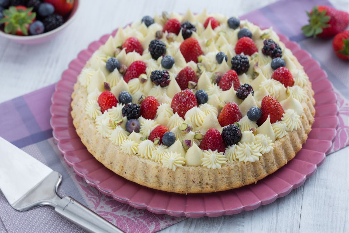 Tarte molle au chocolat blanc