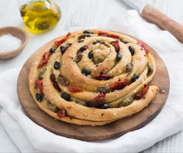 Focaccia roulée