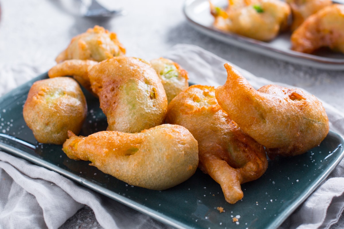 Fleurs de courgette farcies à la viande