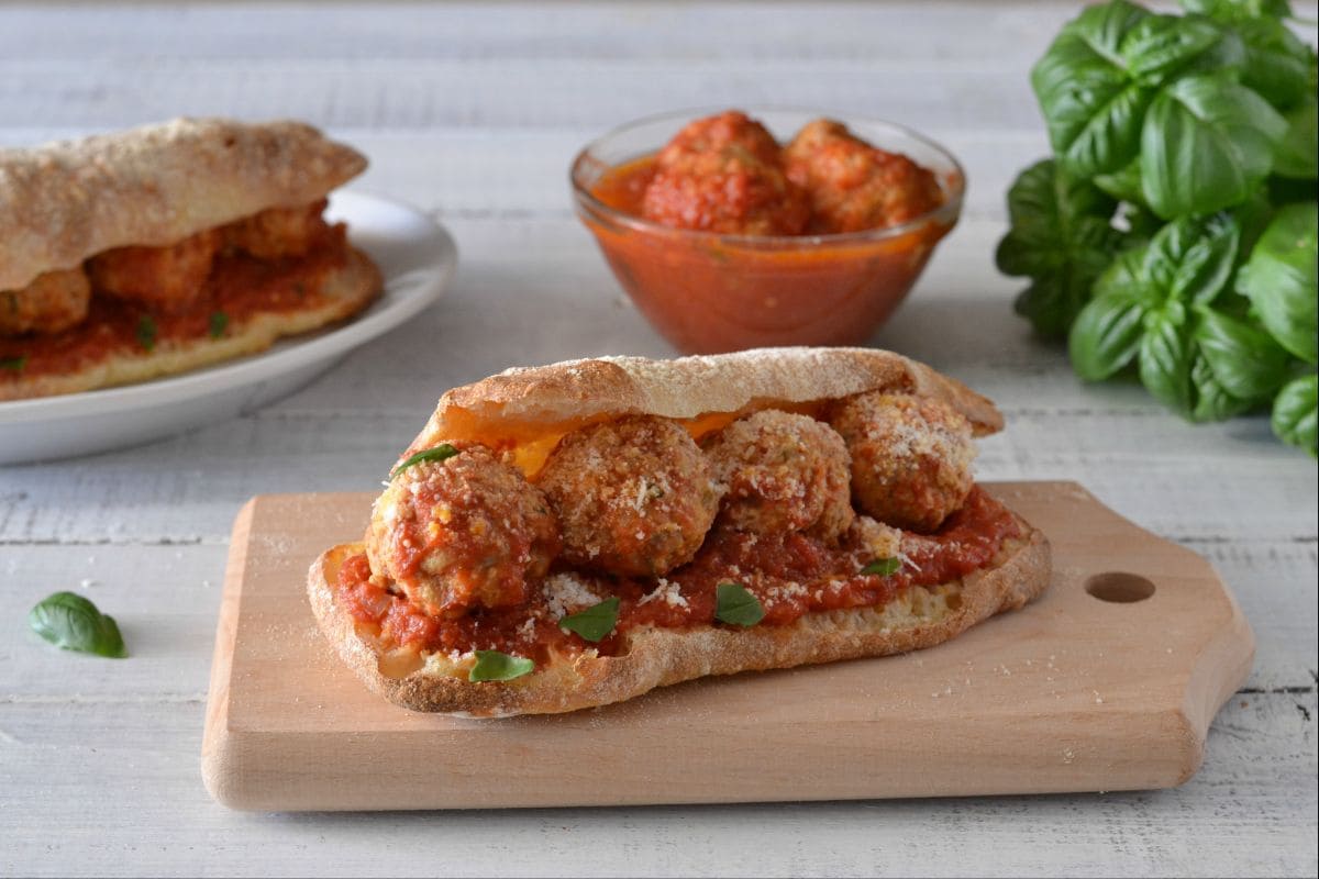 Sandwich aux boulettes