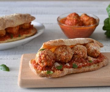 Sandwich aux boulettes