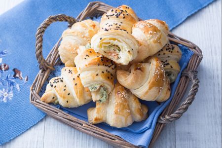 Croissants salés