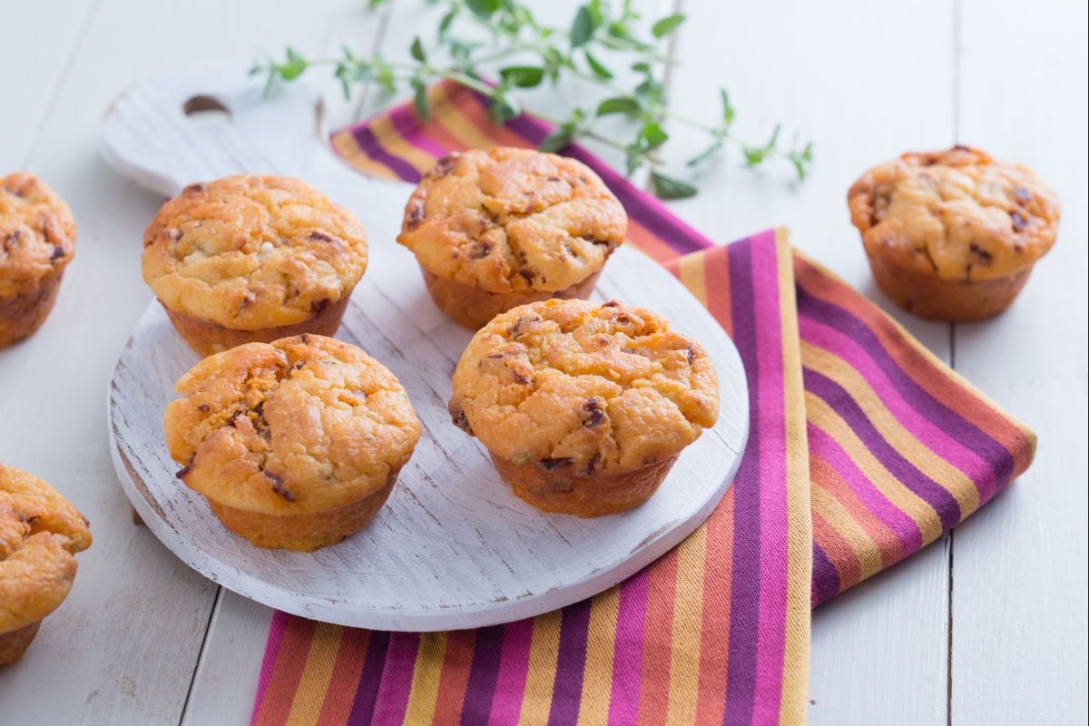 Muffins salés sans œufs
