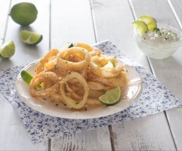 Calamars frits à la bière