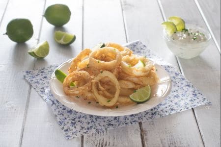 Calamars frits à la bière