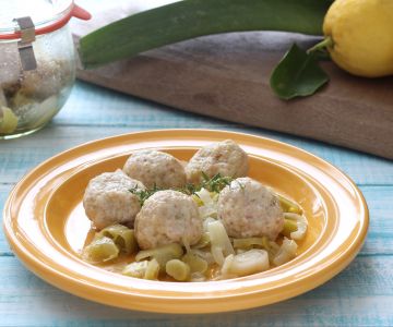 Boulettes de poulet en cuisson sous vide